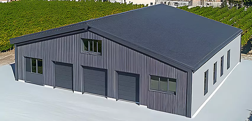 Corrugated Garage Roof Repair in Kirkland