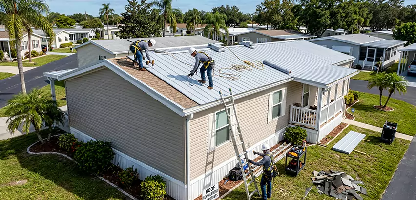 Mobile Home Metal Roof Replacement in Kirkland