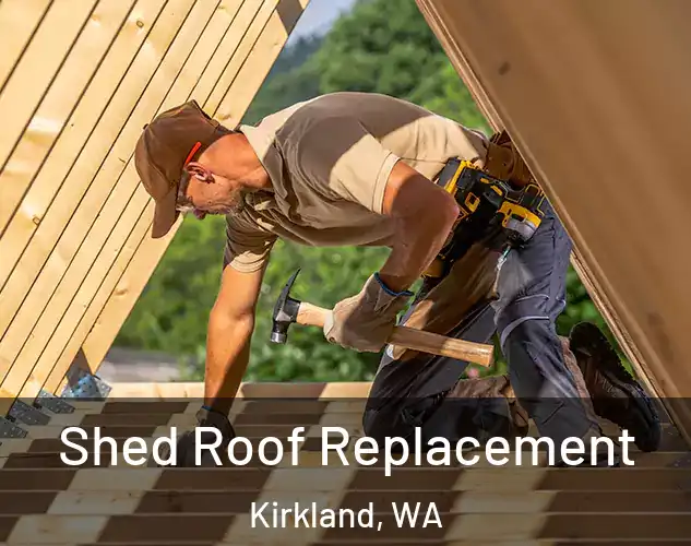 Shed Roof Replacement Kirkland, WA